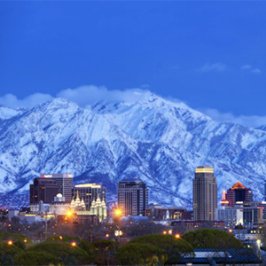 Salt lake city skyline
